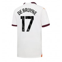 Koszulka piłkarska Manchester City Kevin De Bruyne #17 Strój wyjazdowy 2023-24 tanio Krótki Rękaw